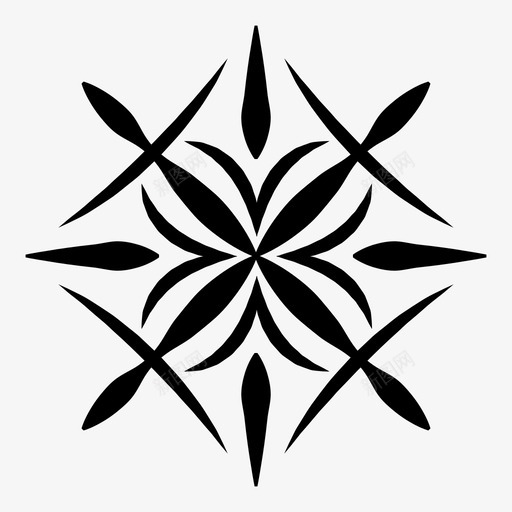 花植物学花瓣图标svg_新图网 https://ixintu.com 植物 植物学 花 花瓣