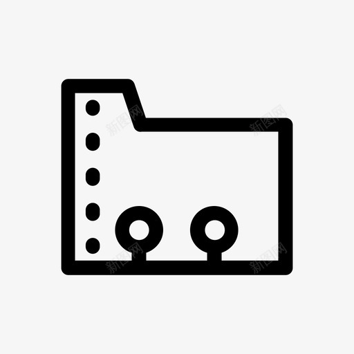 联系人文件夹图标svg_新图网 https://ixintu.com 联系人文件夹