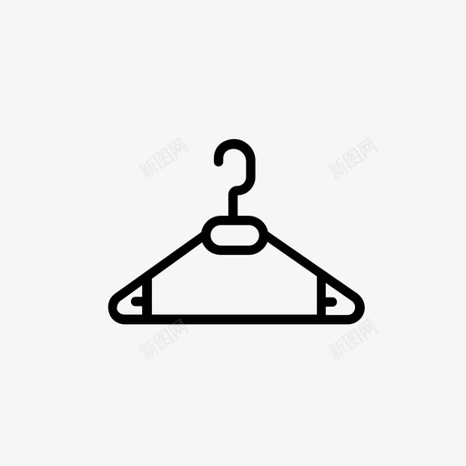 衣架服装店衣架套装1图标svg_新图网 https://ixintu.com 服装店 衣架 衣架套装1