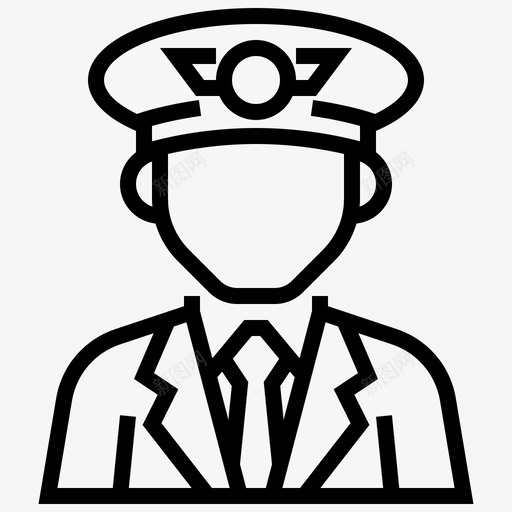 队长伙计职业图标svg_新图网 https://ixintu.com 伙计 职业 队长