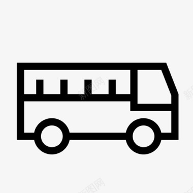 公共汽车长途汽车旅游车图标图标