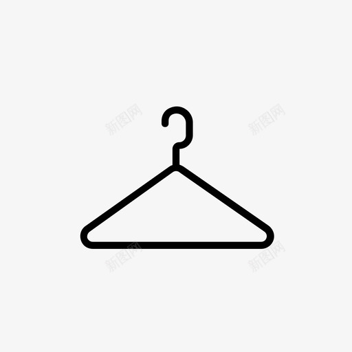 衣架服装店衣架套装1图标svg_新图网 https://ixintu.com 服装店 衣架 衣架套装1