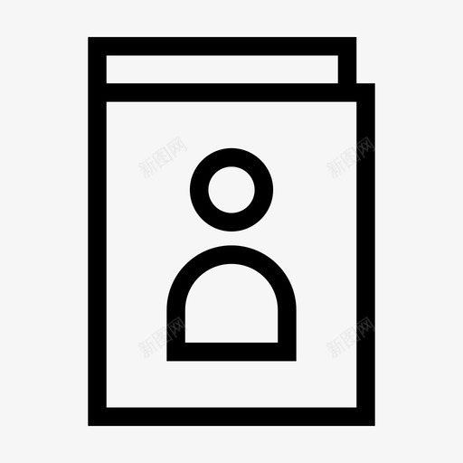 通讯录相册日记图标svg_新图网 https://ixintu.com 日记 相册 通讯录