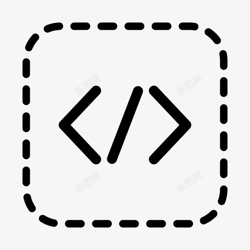 导入代码虚线集合2图标svg_新图网 https://ixintu.com 导入代码 虚线集合2