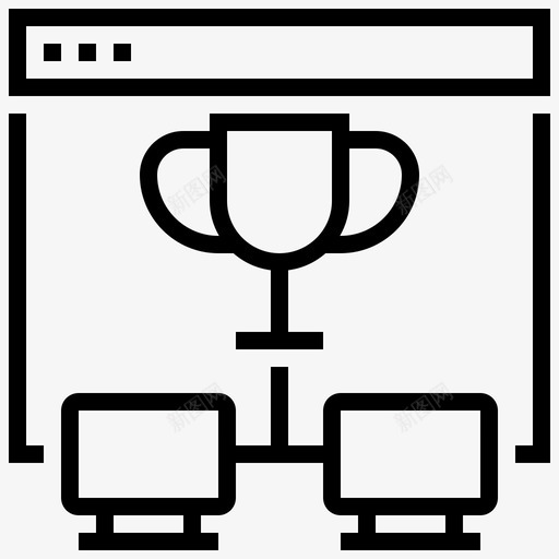 获奖者分析沟通图标svg_新图网 https://ixintu.com 分析 沟通 网站 网络 网络分析 获奖者