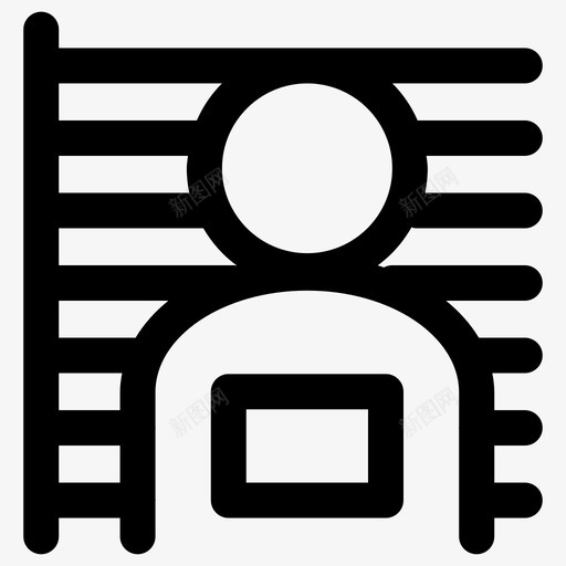 被告被定罪犯罪图标svg_新图网 https://ixintu.com 犯罪 被告 被定罪
