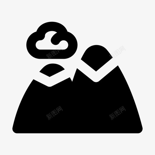 山野营冰冻图标svg_新图网 https://ixintu.com jumpicon旅行雕文 冰冻 山 山脉 户外 野营