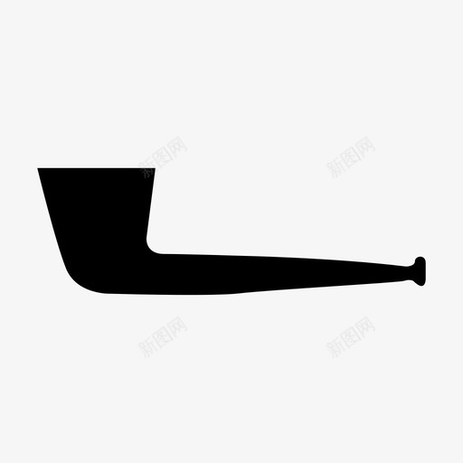 烟斗禁烟图标svg_新图网 https://ixintu.com 烟斗 禁烟