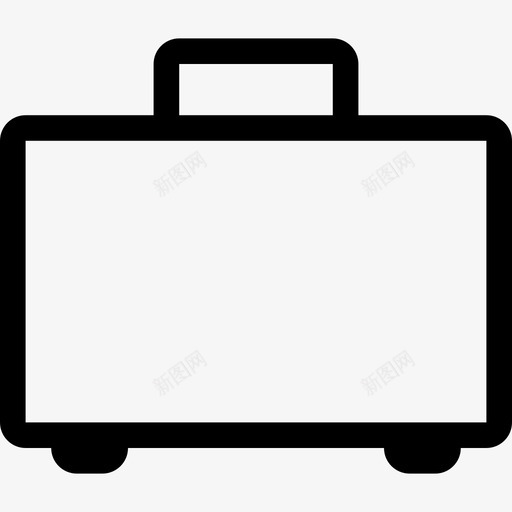 手提箱公文包办公室图标svg_新图网 https://ixintu.com 公文包 办公室 小 手提箱