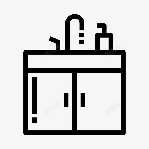 洗碗机厨师食物图标svg_新图网 https://ixintu.com 厨师 厨房 家 水槽 洗碗机 食物