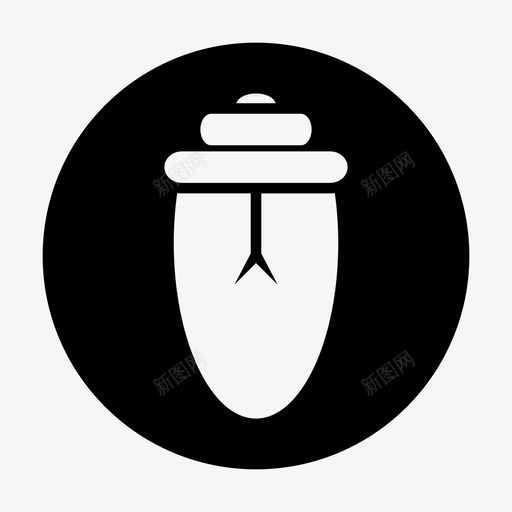 灯泡明亮想法图标svg_新图网 https://ixintu.com 想法 明亮 灯 灯圈 灯泡