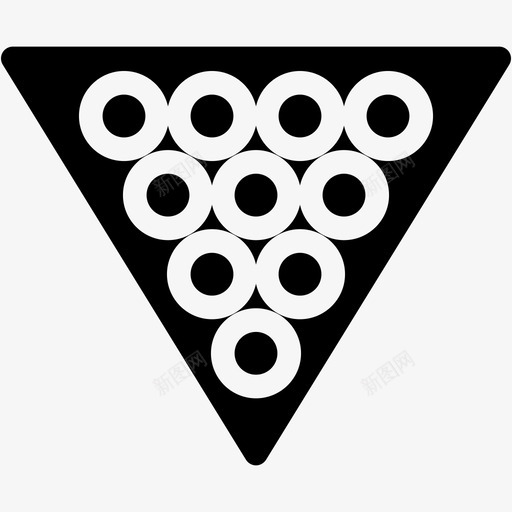 主球台球运动填充图标svg_新图网 https://ixintu.com 主球 台球 运动填充
