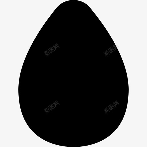 椭圆形几何图形图标svg_新图网 https://ixintu.com 几何图形 椭圆形