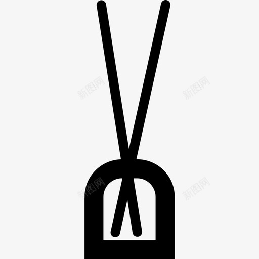 扩散器芳香蜡烛图标svg_新图网 https://ixintu.com 单身生活图标包 室内 扩散器 生活方式 芳香 蜡烛 香水