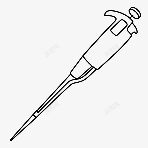 微量移液管实验室科学图标svg_新图网 https://ixintu.com 实验室 微量移液管 科学