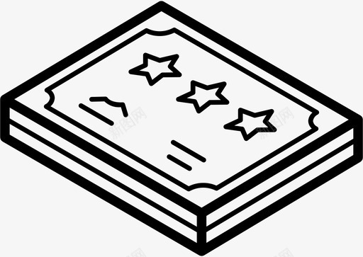 证书奖项等距图图标svg_新图网 https://ixintu.com 奖项 奖项iso大纲 等距图 证书