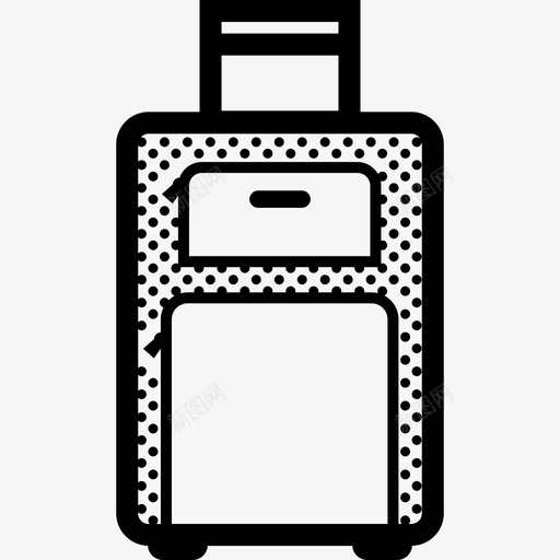 手提行李包手提箱图标svg_新图网 https://ixintu.com 包 圆点 手提箱 手提行李
