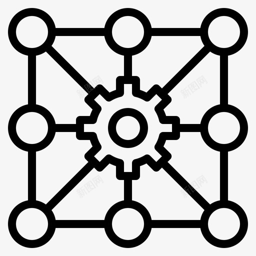 算法计算齿轮图标svg_新图网 https://ixintu.com 求解 算法 编码编程 计算 问题 齿轮
