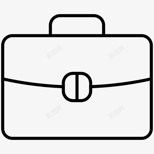 手提箱商务手提包图标svg_新图网 https://ixintu.com 商务 手提包 手提箱
