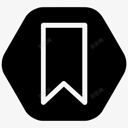 书签收藏夹便笺图标svg_新图网 https://ixintu.com 书签 便笺 保存 提醒 收藏夹