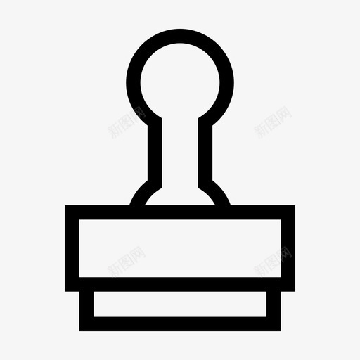 邮票邮政橡皮图章图标svg_新图网 https://ixintu.com 公司 印章 橡皮图章 邮政 邮票