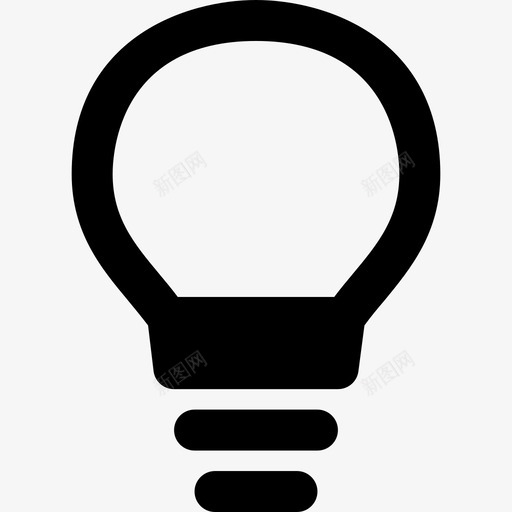 灯泡勒克斯智能灯图标svg_新图网 https://ixintu.com 勒克斯 智能灯 灯泡