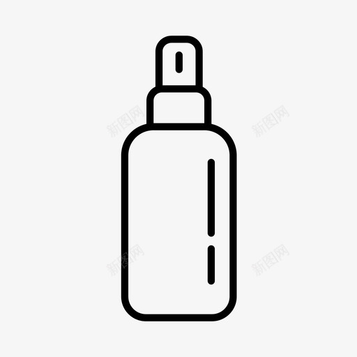 喷雾瓶空气清新剂除臭剂图标svg_新图网 https://ixintu.com 口腔喷雾 喷雾瓶 瓶子 空气清新剂 空瓶 除臭剂
