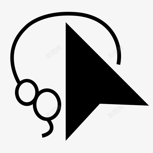 套索工具adobe光标图标svg_新图网 https://ixintu.com adobe adobeillustrator图标 illustrator 光标 套索工具