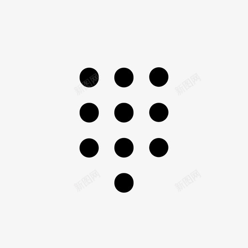 拨号器键盘号码图标svg_新图网 https://ixintu.com 号码 拨号器 电话 键盘