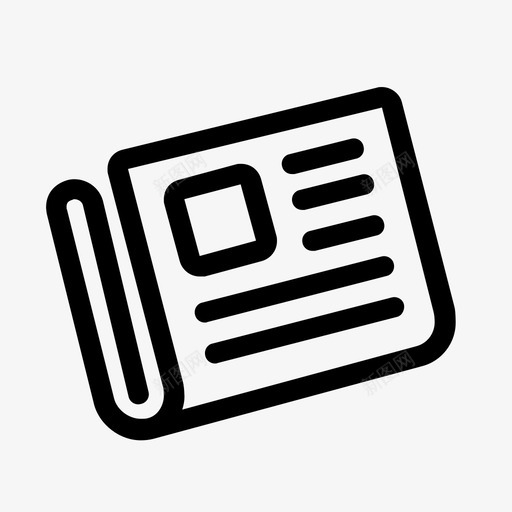 报纸文章折叠报纸图标svg_新图网 https://ixintu.com 信息图标2 印刷媒体 折叠报纸 报纸 文章 杂志