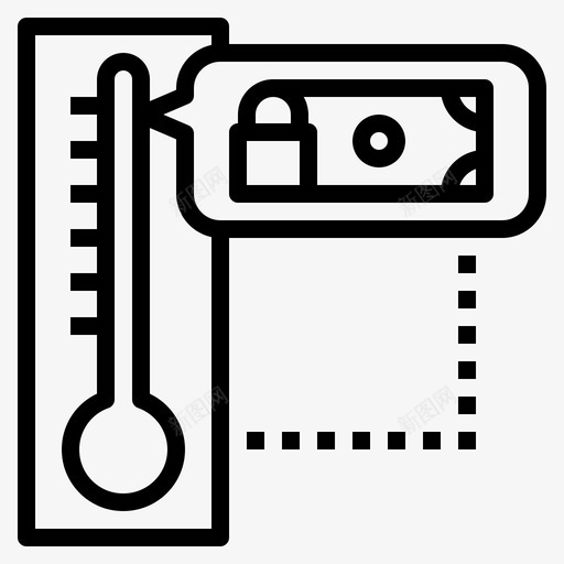 信用额度融资贷款图标svg_新图网 https://ixintu.com 信用额度 融资 贷款 资金 金融投资