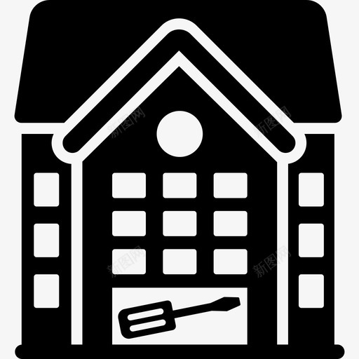 房屋维修房屋装修房屋翻新图标svg_新图网 https://ixintu.com 房地产雕文概念图标 房屋改建 房屋维修 房屋翻新 房屋装修