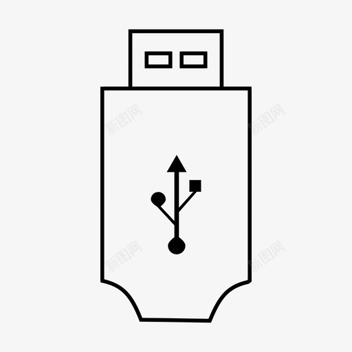 U盘数据存储图标svg_新图网 https://ixintu.com U盘 存储 数据