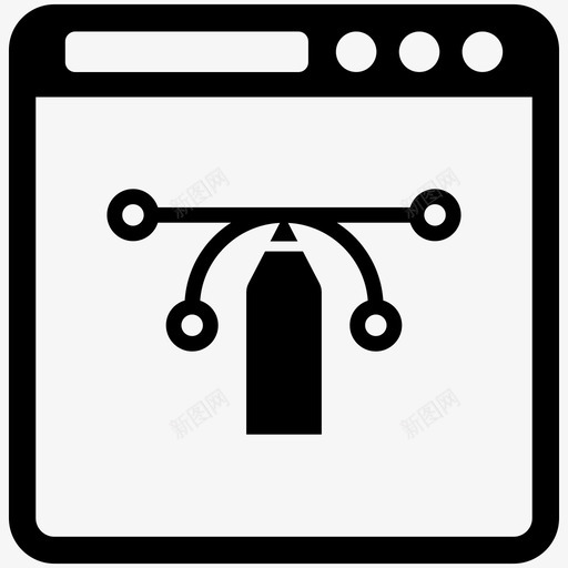 网页师元素平面图标svg_新图网 https://ixintu.com 平面设计 网页托管字形概念图标 网页设计 网页设计教程 网页设计项目 设计师元素