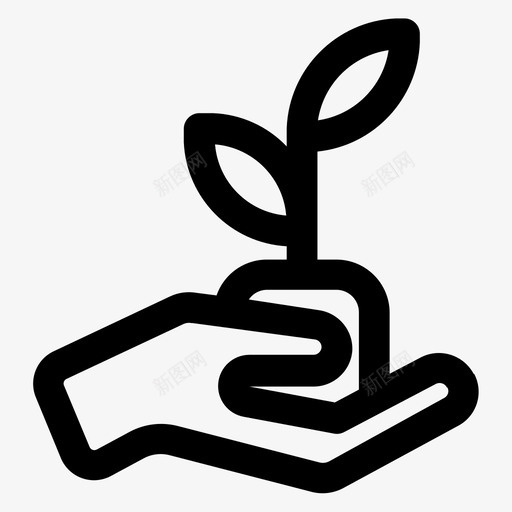 种植园艺树木图标svg_新图网 https://ixintu.com 园艺 树木 种植