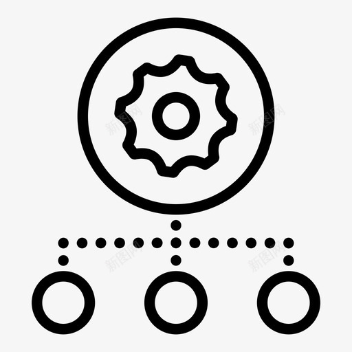 营销自动化自动化优化图标svg_新图网 https://ixintu.com 优化 流程 自动化 营销自动化