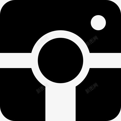 即时照相机闪光灯便携式图标svg_新图网 https://ixintu.com 便携式 即时照相机 快照 照片实心图标 闪光灯