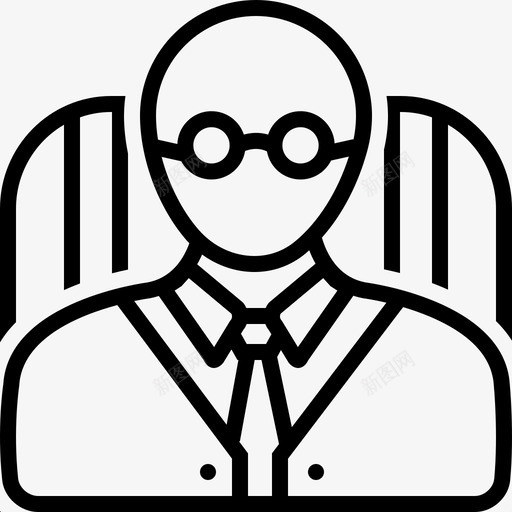 校长阿凡达学校图标svg_新图网 https://ixintu.com 学校 校长 阿凡达