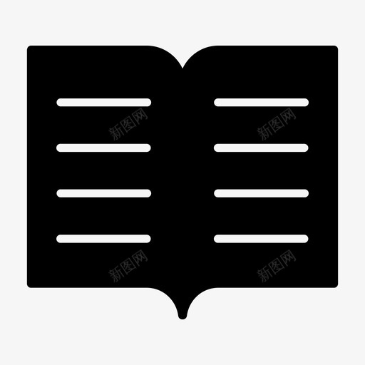 书读书学生图标svg_新图网 https://ixintu.com 书 学生 读书