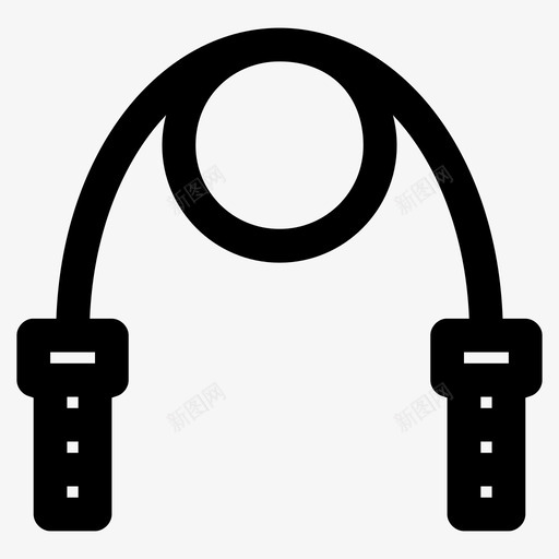 跳绳跳跃运动图标svg_新图网 https://ixintu.com 跳绳 跳跃 运动