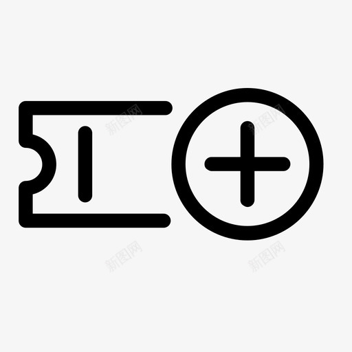 添加票据毛坯费用图标svg_新图网 https://ixintu.com 帮助台 帮助台票务 支持 毛坯 添加票据 费用