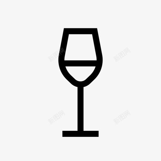 白葡萄酒杯开胃酒白葡萄酒图标svg_新图网 https://ixintu.com 开胃酒 白葡萄酒 白葡萄酒杯 酒精饮料