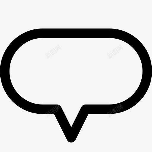 语音气球聊天框交流图标svg_新图网 https://ixintu.com 交流 信息 社交 聊天框 语音气泡 语音气泡线图标 语音气球