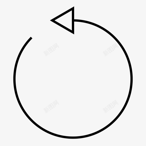 刷新箭头办公室图标svg_新图网 https://ixintu.com 刷新 办公室 箭头