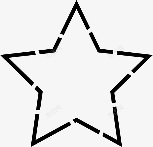 星星明亮奖章图标svg_新图网 https://ixintu.com 夜晚 天空 奖章 明亮 星星