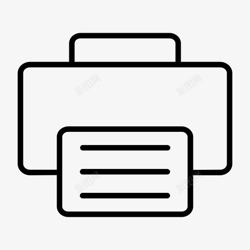 打印机印刷机图标svg_新图网 https://ixintu.com 印刷机 打印机
