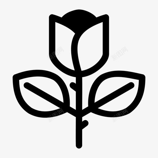 鲜花生日花束图标svg_新图网 https://ixintu.com 宴会 生日 花店 花束 鲜花