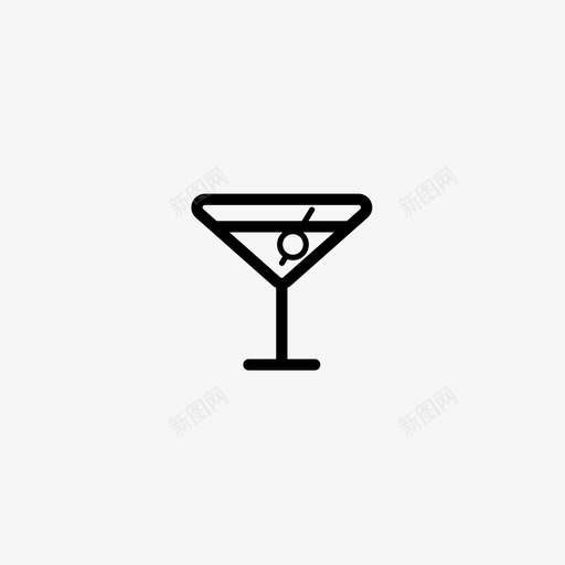 玻璃杯鸡尾酒马提尼酒图标svg_新图网 https://ixintu.com 海鲜套餐11 玻璃杯 马提尼酒 鸡尾酒