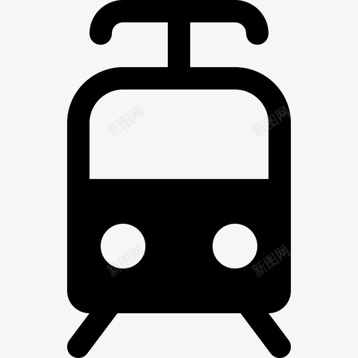 电动火车地铁交通图标svg_新图网 https://ixintu.com 交通 交通实心图标 地铁 旅行 电动火车