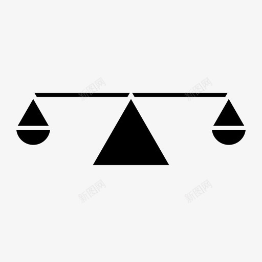 平衡公正规模图标svg_新图网 https://ixintu.com 公正 办公室 平衡 规模